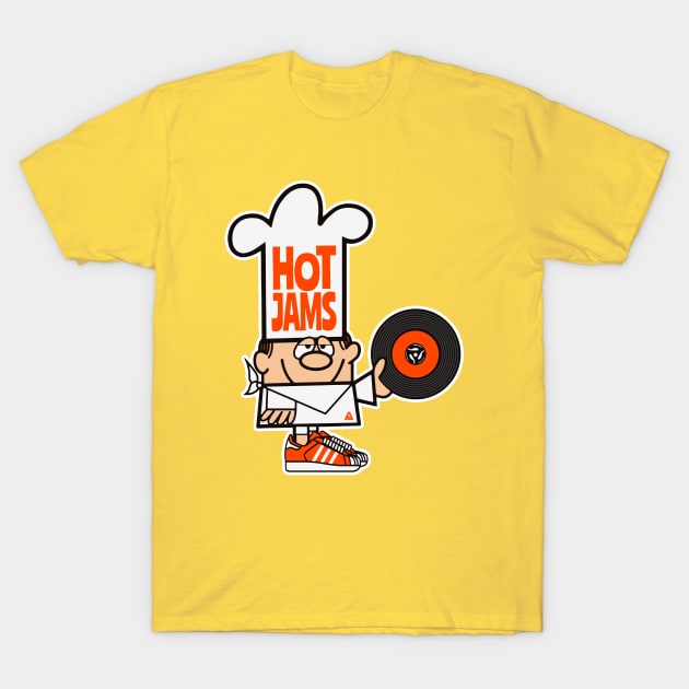 HOT JAMS T-Shirt by AnalogJunkieStudio